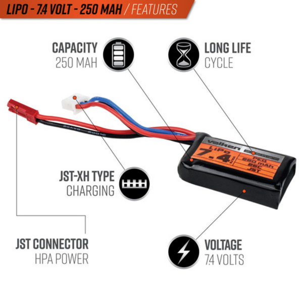 Valken 7.4V HPA Battery